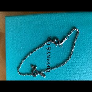 Tiffany arrow through heart bracelet
